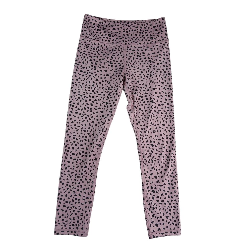 Zyia Active Fit 'n Free 7/8 Leggings Women 6-8 Medium Purple Jaguar High Rise